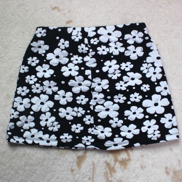 URBAN OUTFITTERS UO Stretchy Floral 90s Grunge Cottagecore Mini Skirt Women S - Picture 6 of 6